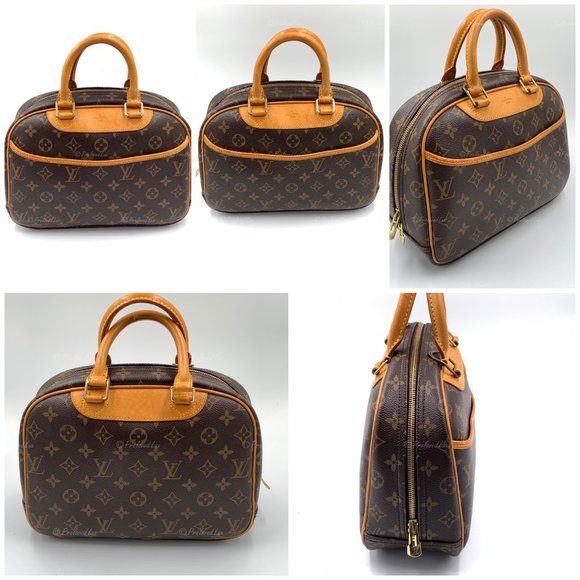 Authentic LOUIS VUITTON Monogram Trouville Bag - Picture 4 of 11